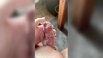 Ader Penis mit Penisring