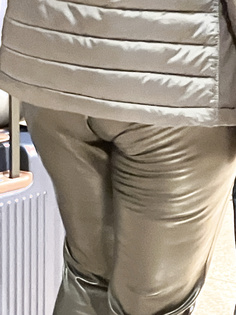Lederleggings