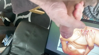 Sperma Tribut auf Lustmuschi