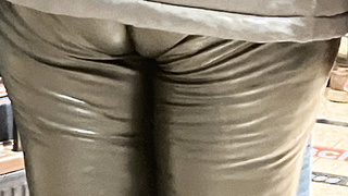 Lederleggings