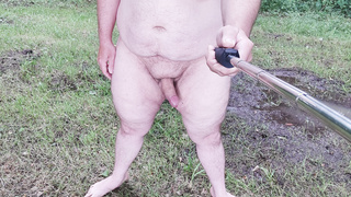 Nackter Spass im Wald