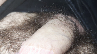 Haariger Penis nackt auf Arbeit