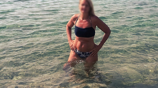 Pipi am strand