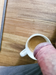 Sahne im Kaffee