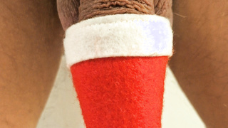 Weihnachsmann mein Penis verkleidet