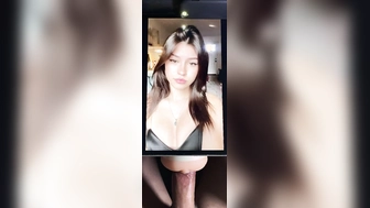 Abspritzen auf geiles Teenie (Cum Tribute)