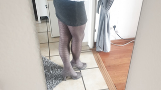 Heelschuh ich in meiner Wäsche