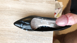 Abspritzen in Heels