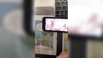 Teil 5 Tribut für Eichelhoernchen im Büro musste ich entleere
