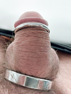 Mein Penis mit Cockringe