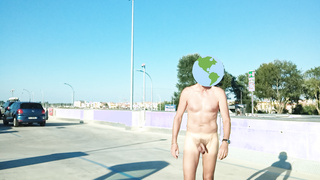 Auf dem Parkdeck